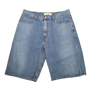 Levis 569 Men's Size 38 Loose Fit Jean Denim Casual Shorts Medium Wash